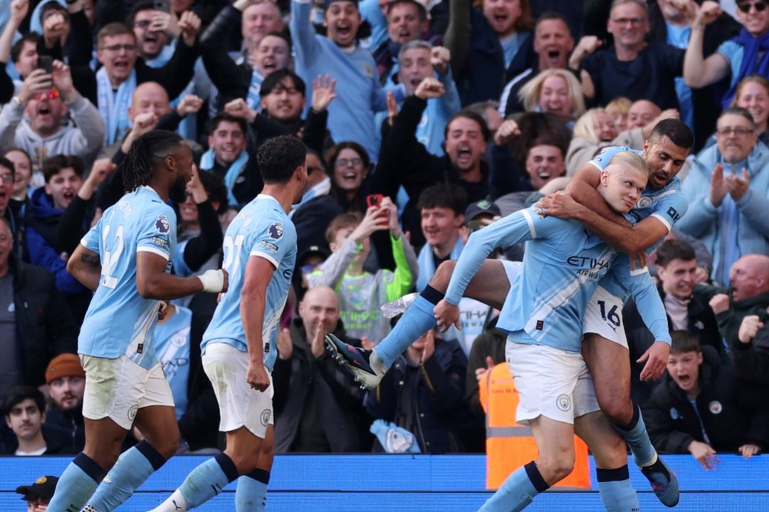 Manchester City yatsinze Arsenal yongera amahirwe yo kwegukana Igikombe cya Shampiyona