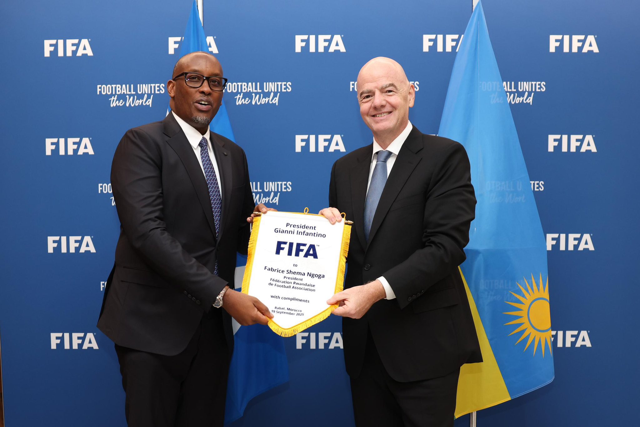 FERWAFA yemeje gushyigikira Gianni Infantino mu matora y'umuyobozi wa FIFA