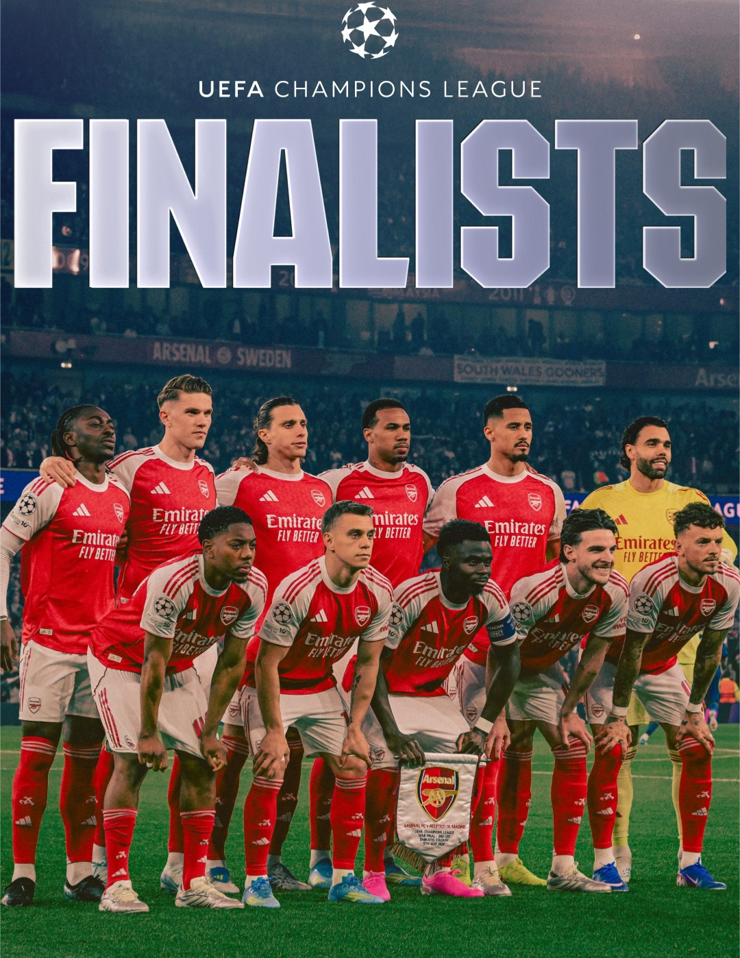 Nyuma yi myaka 20 arsenal yongeye kugera ku mukino wa nyuma wa UEFA champions league