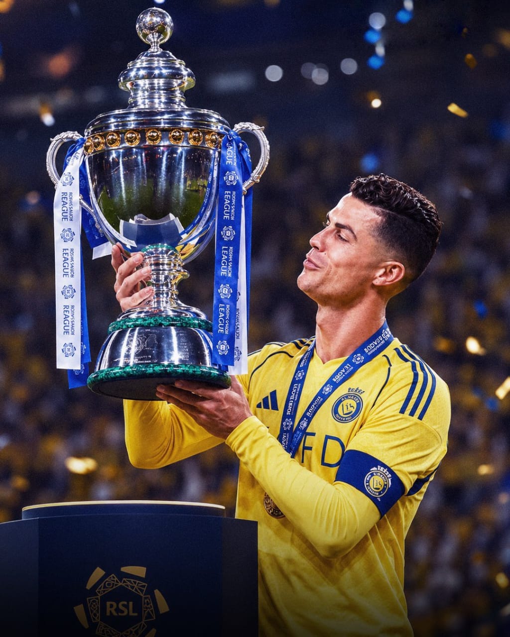Cristiano Ronaldo yanditse amateka yo gutwara shampiona bwa mbere muri al-nassr
