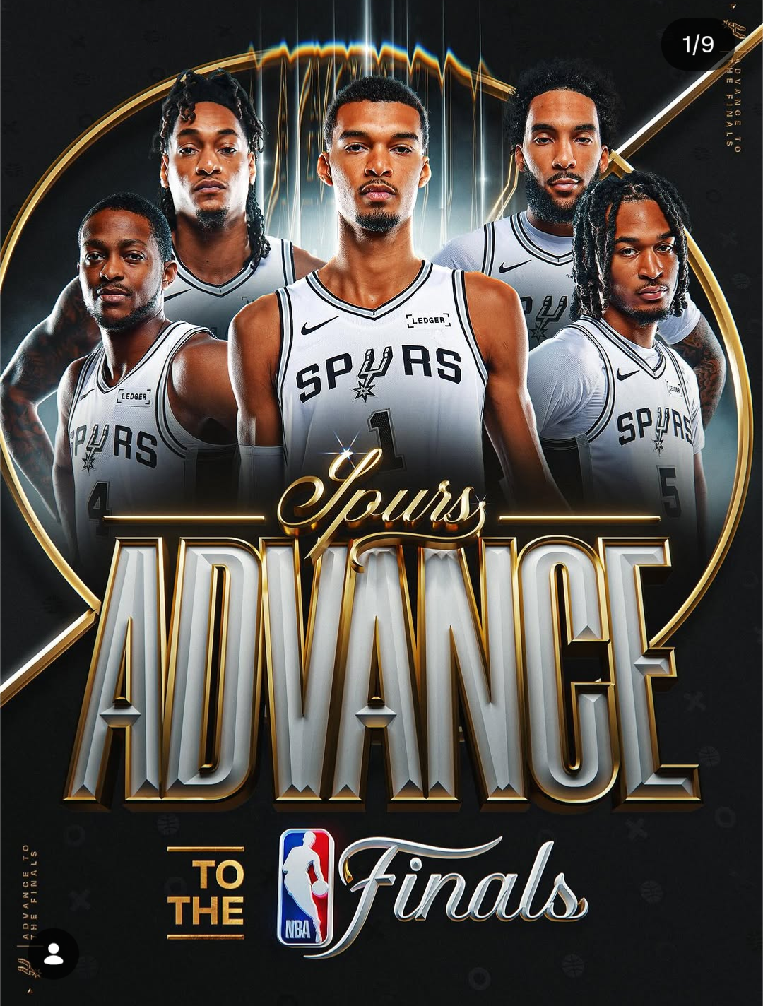 Nyuma y'imyaka 12 san antonio Spurs yongeye kugera ku mukino wa nyuma wa NBA