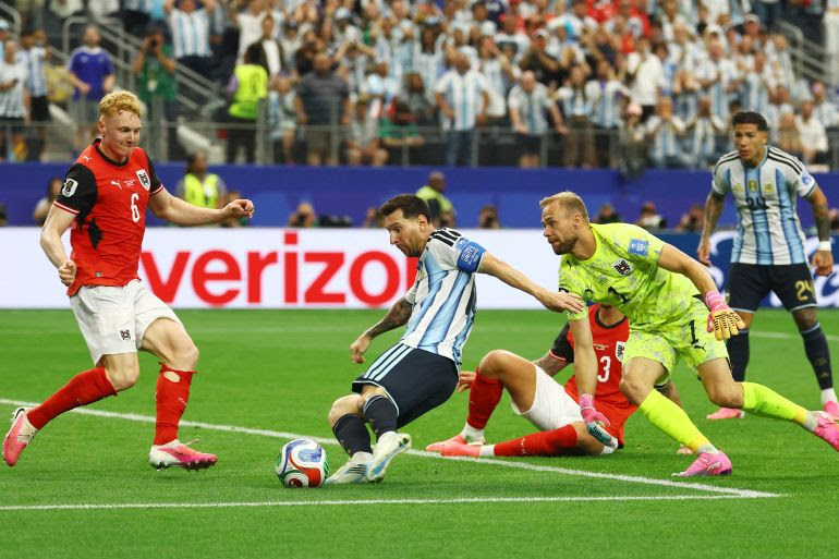 Lionel Messi yaciye agahigo mu Gikombe cy'Isi afasha Argentine gutsinda Austria
