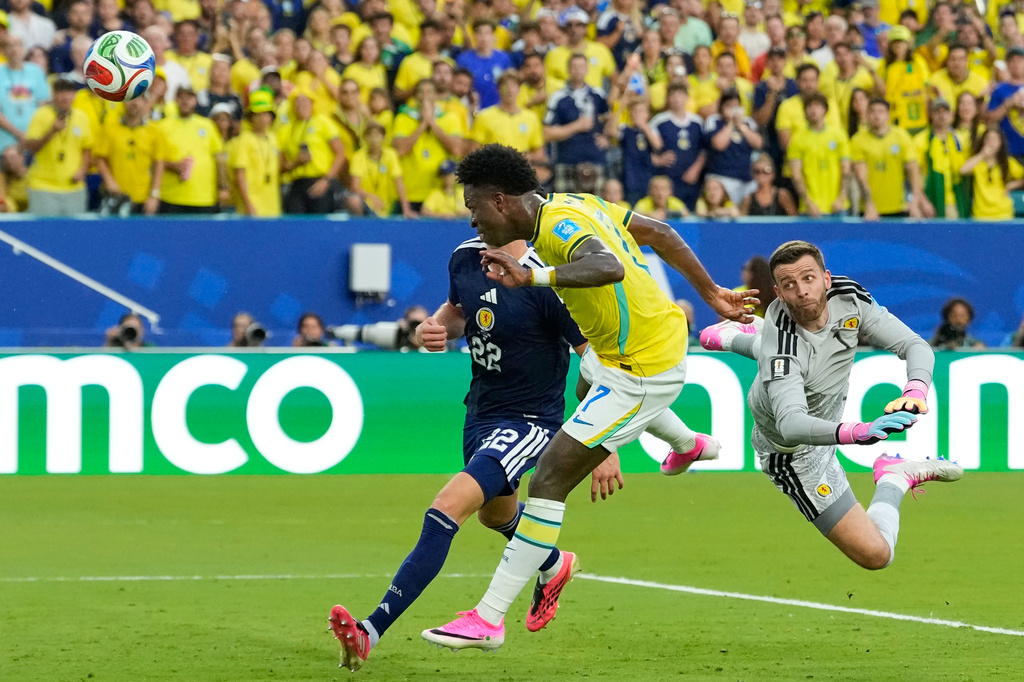 Vinícius Júnior yafashije Brazil kunyagira Scotland igera mu mikino yo gukuranamo