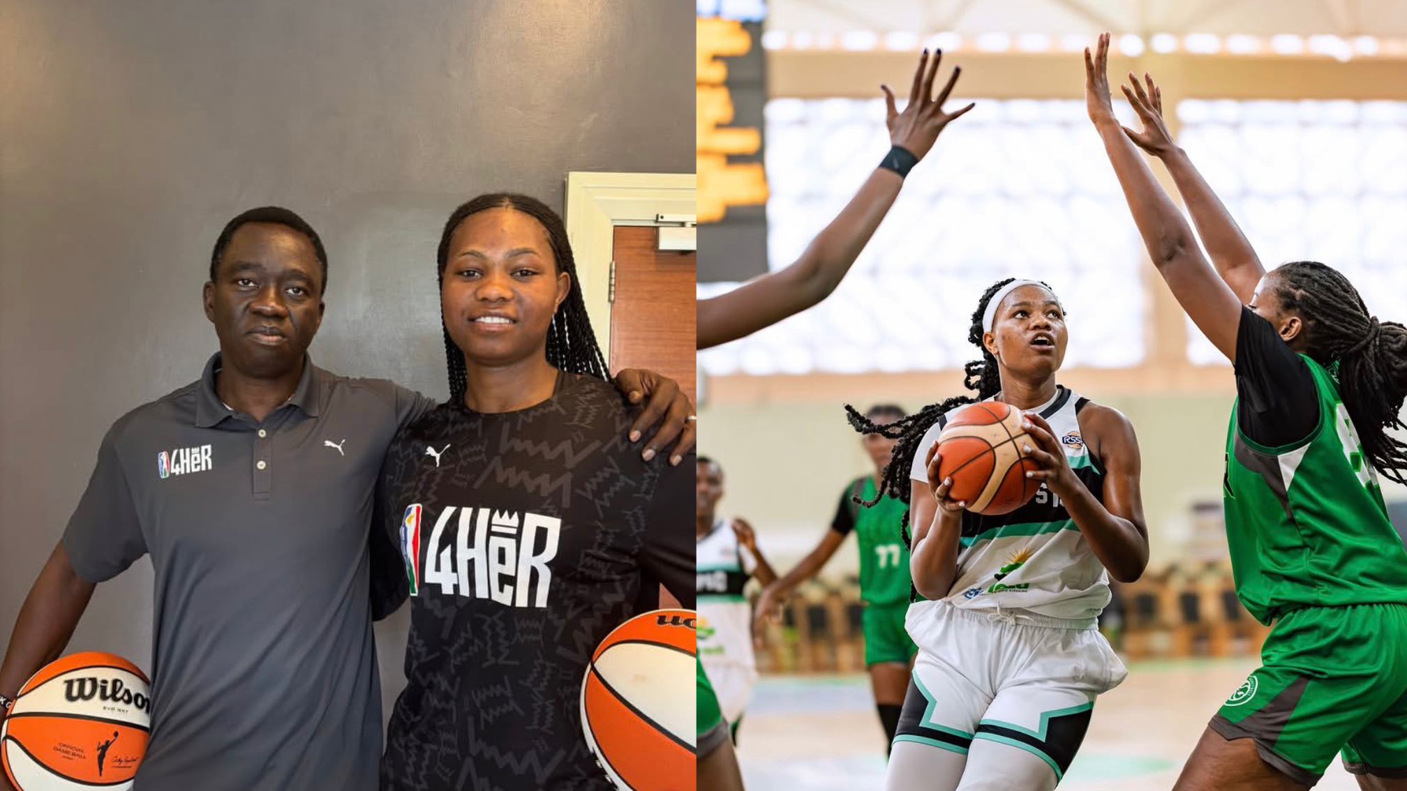 Umukinnyi wa basketball Rebecca Cyuzuzo asubiye muri America nyuma y’amezi arenga atatu mu rwanda